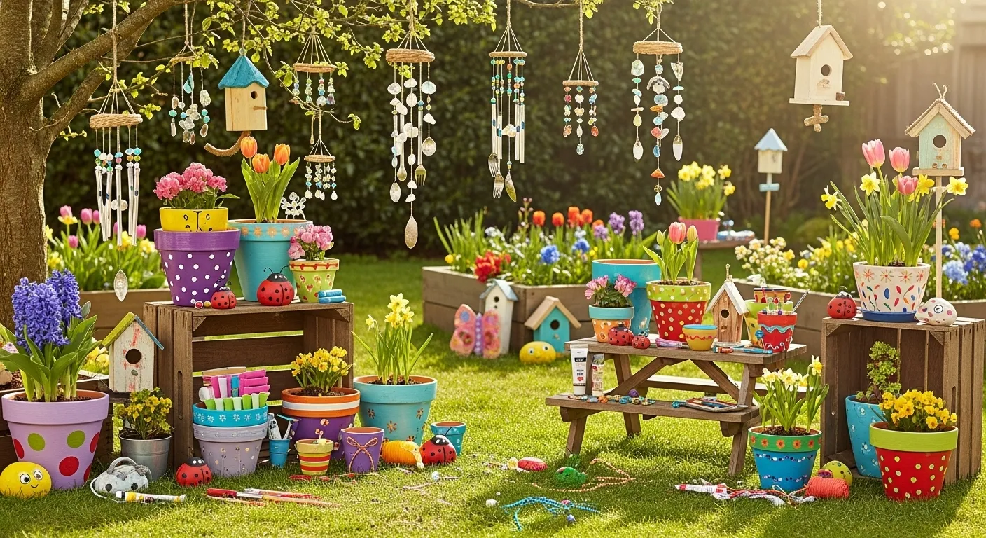 26 Creative DIY Spring Outdoor Crafts for Sunny Days