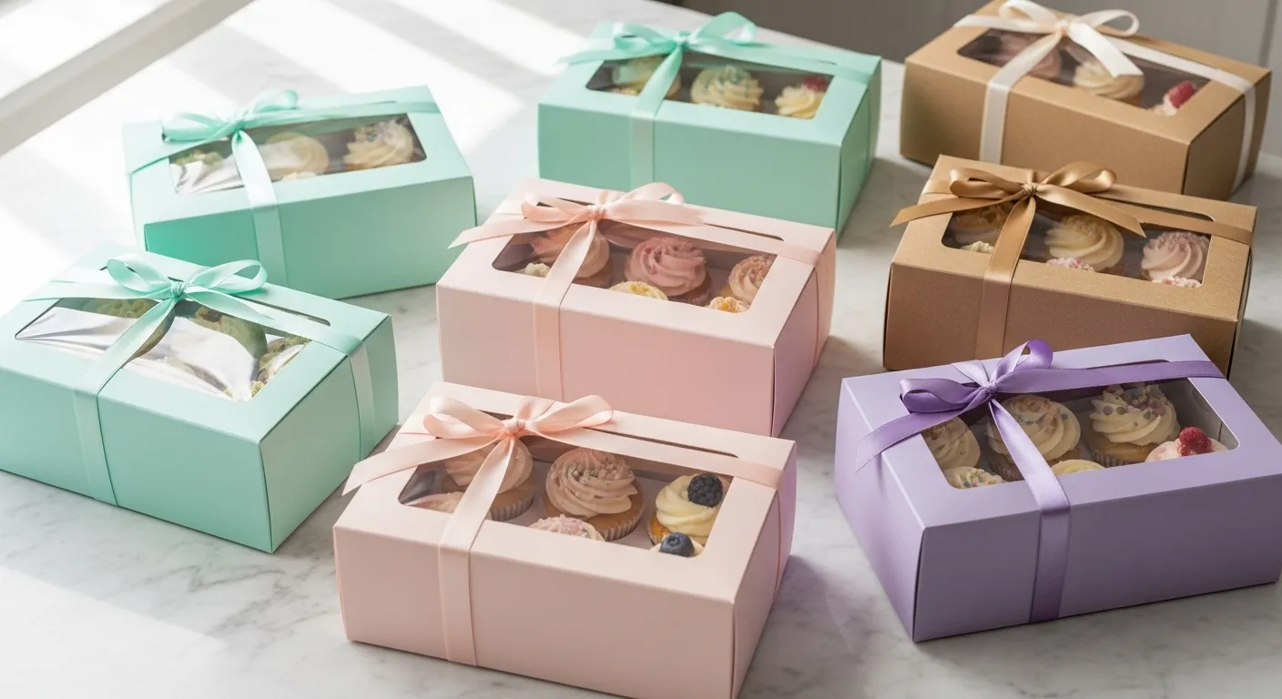 26 Elegant Cupcake Boxes That Impress Hosts