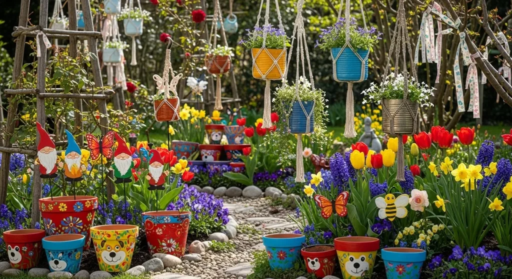 27 Beautiful DIY Spring Garden Decor Ideas That Bloom