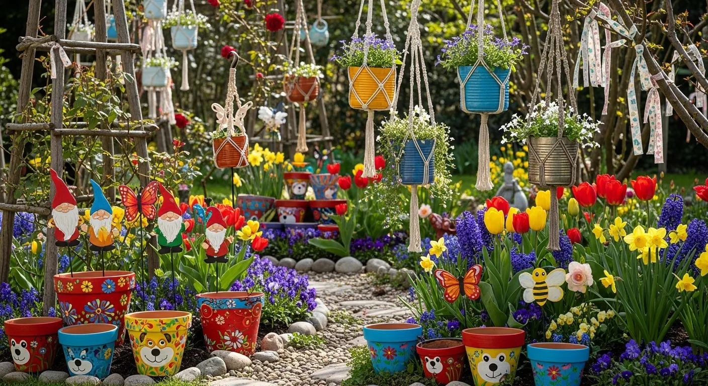 27 Beautiful DIY Spring Garden Decor Ideas That Bloom
