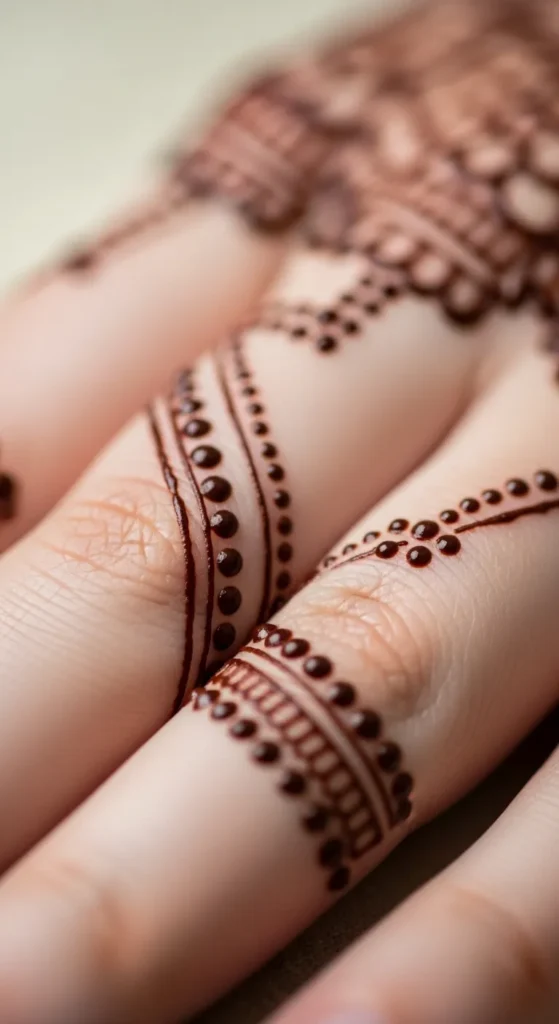 Abstract Dotted Accents