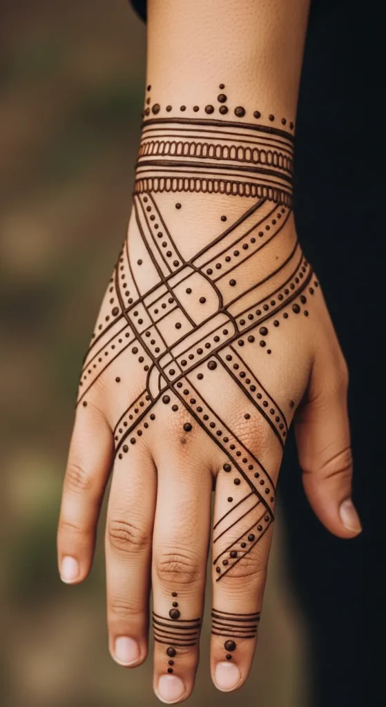 Abstract Lines and Dots