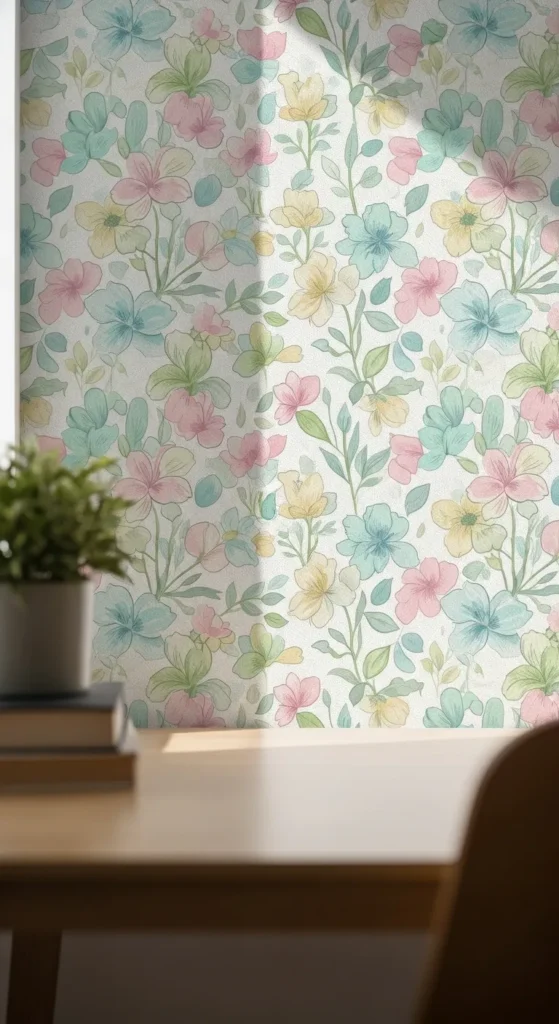 Add Peel-and-Stick Wallpaper Accents