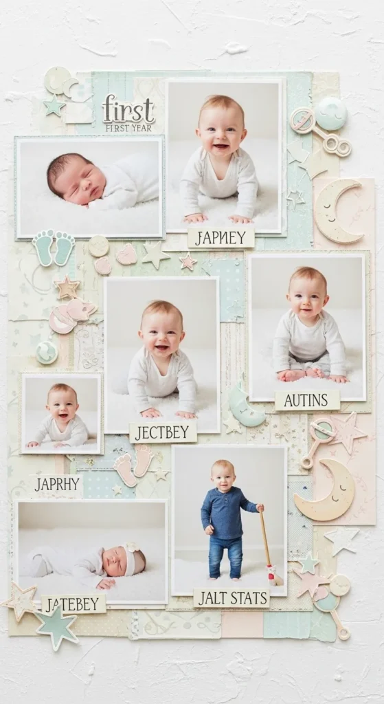 Baby’s First Year Milestone Pages