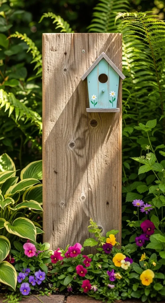 Birdhouse Welcome Sign