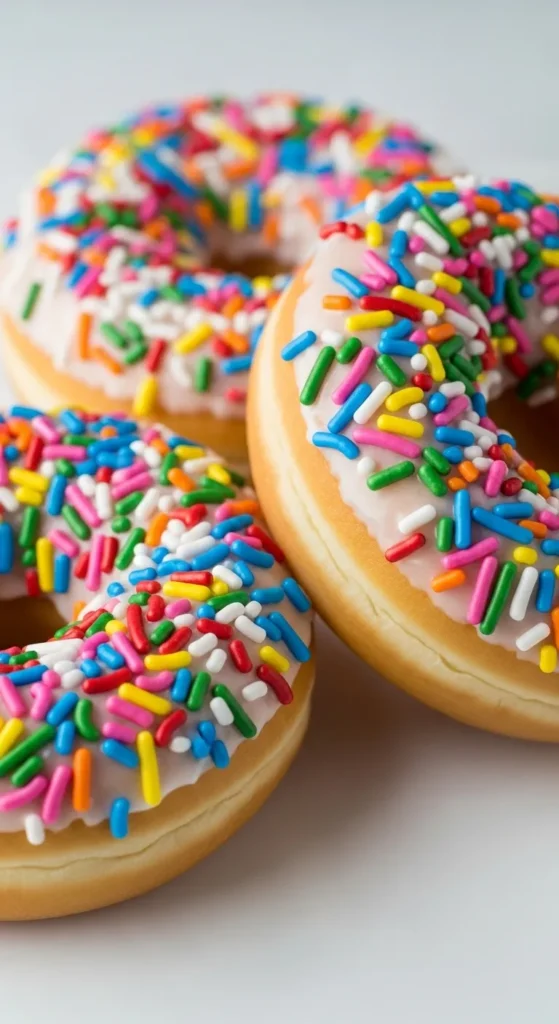 Birthday Sprinkle Donuts
