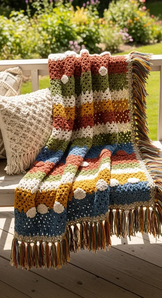 Bohemian Fringe Blanket