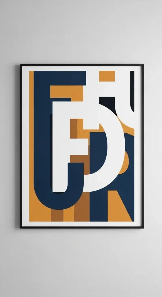 Bold Typography Statement Prints