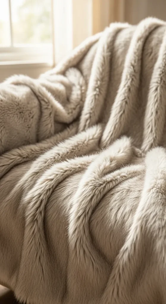 Budget-Friendly Faux Fur Throw