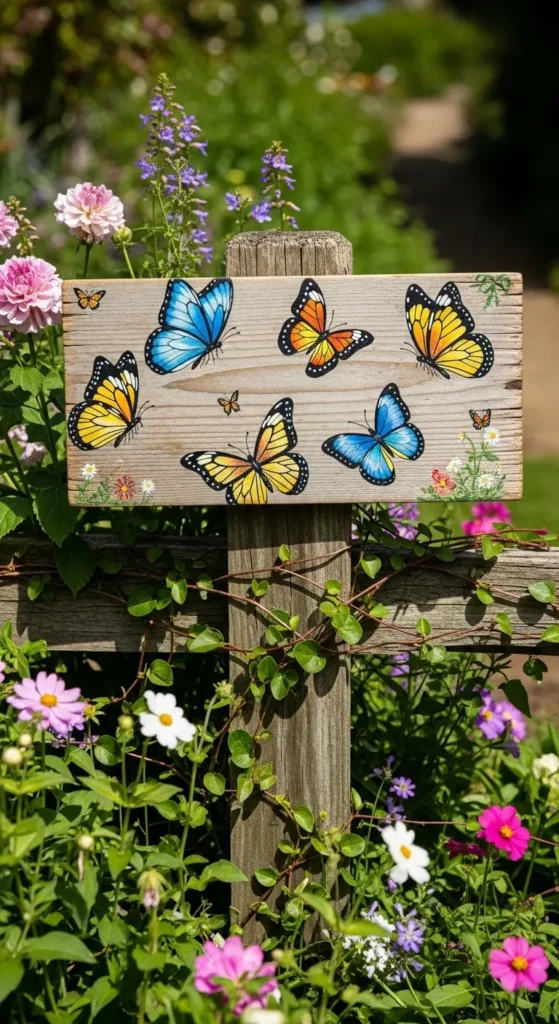 Butterfly Garden Sign