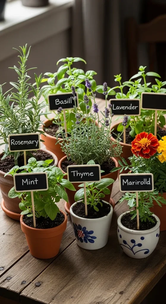 Chalkboard Plant Labels