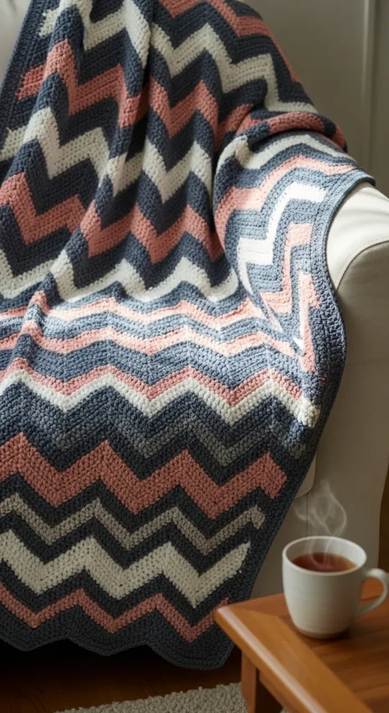 Chevron Crochet Blanket
