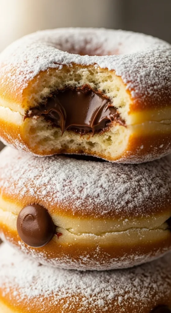 Chocolate Filled Donuts