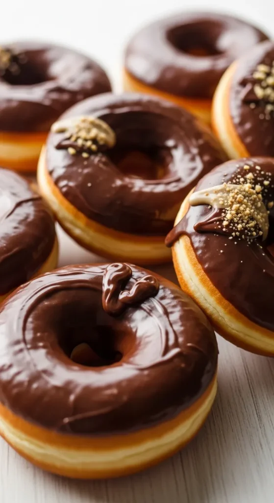 Chocolate Glazed Yeast Donuts