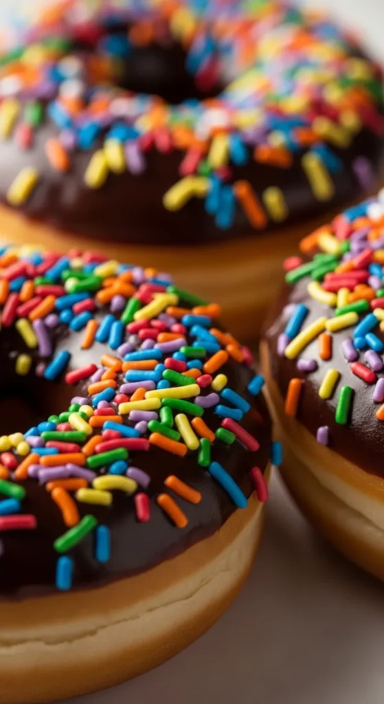 Chocolate Sprinkle Donuts