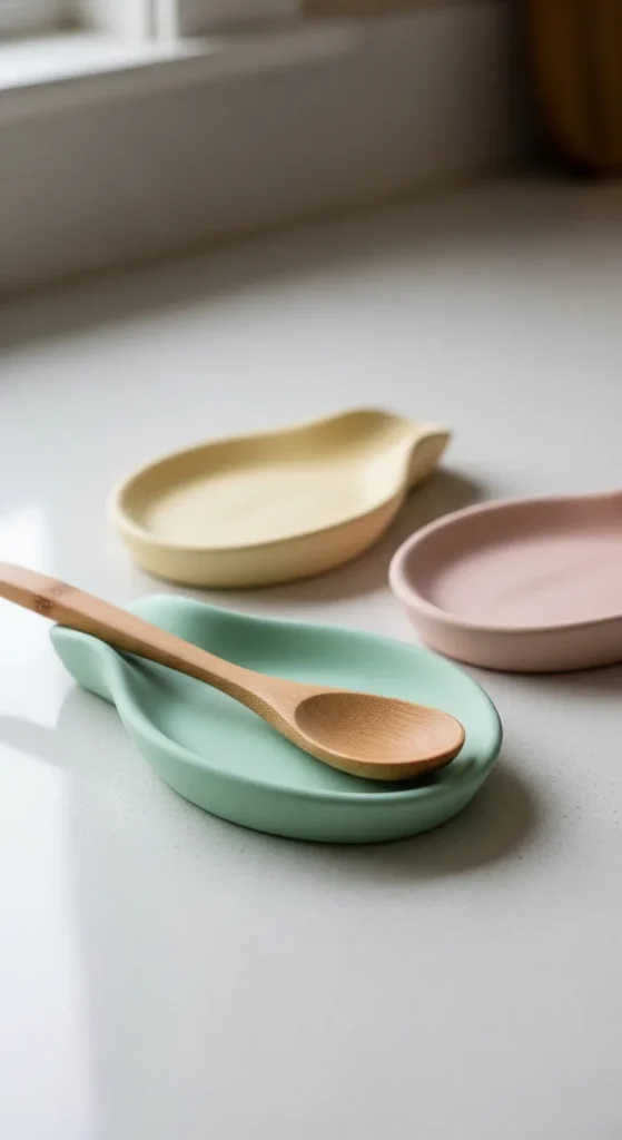 Clay Spoon Rests
