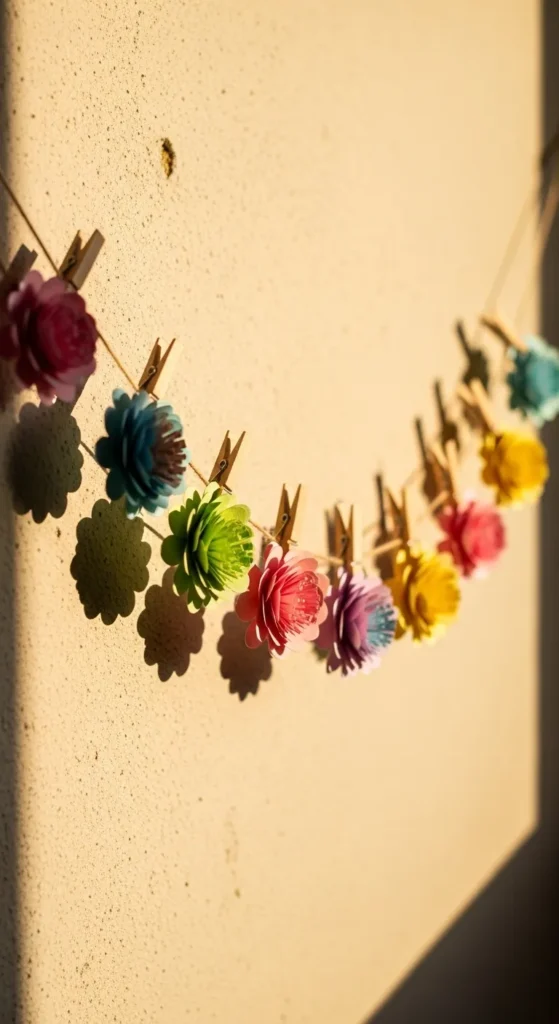 Clothespin Flower Clips