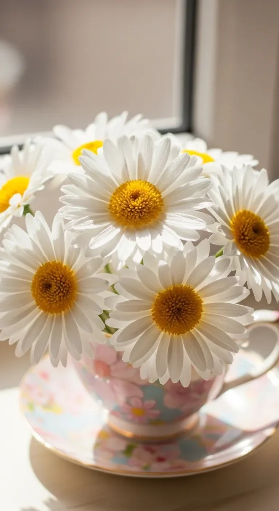 Coffee Filter Daisies