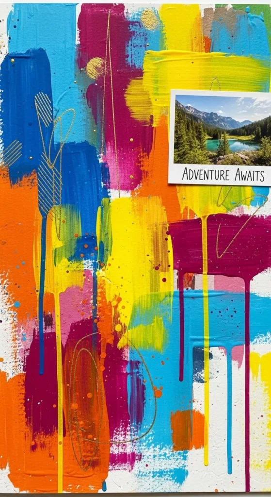 Colorful Brush Strokes