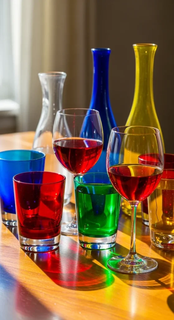 Colorful Glassware
