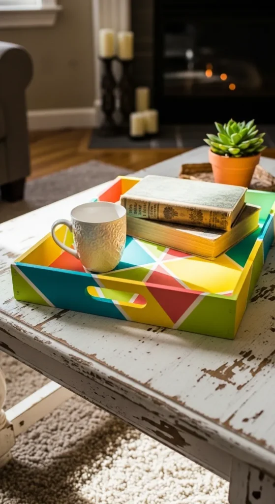  Colorful Painted Trays