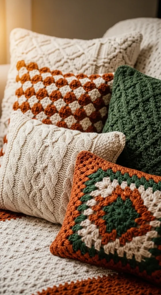 Cozy Crochet Pillows