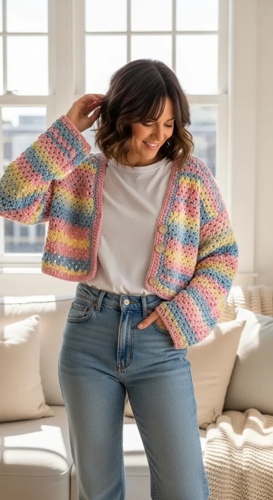 Cozy Cropped Cardigan for Layering