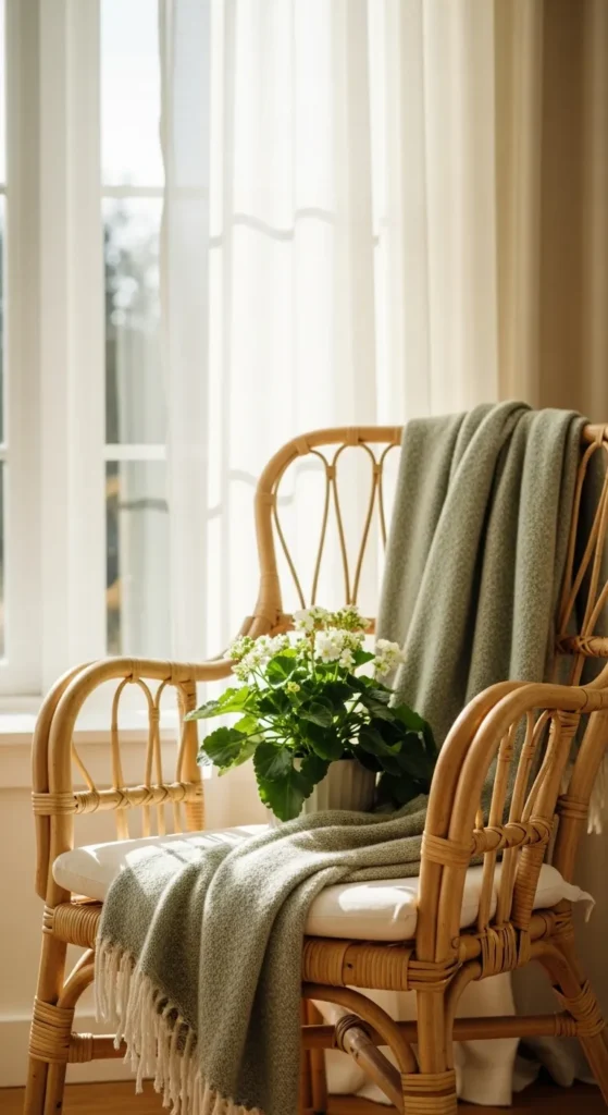 Cozy Rattan Accents