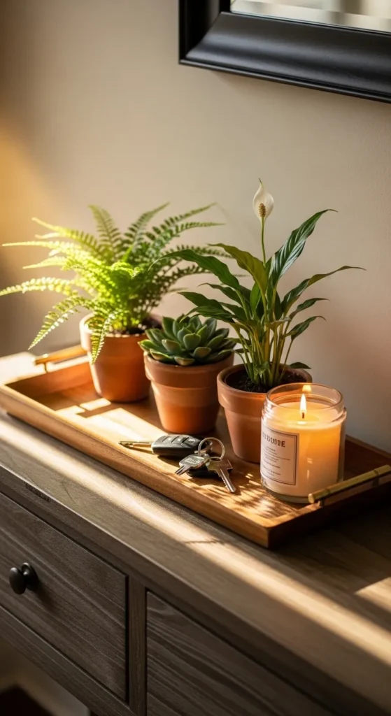  Create a Bright Entryway Tray