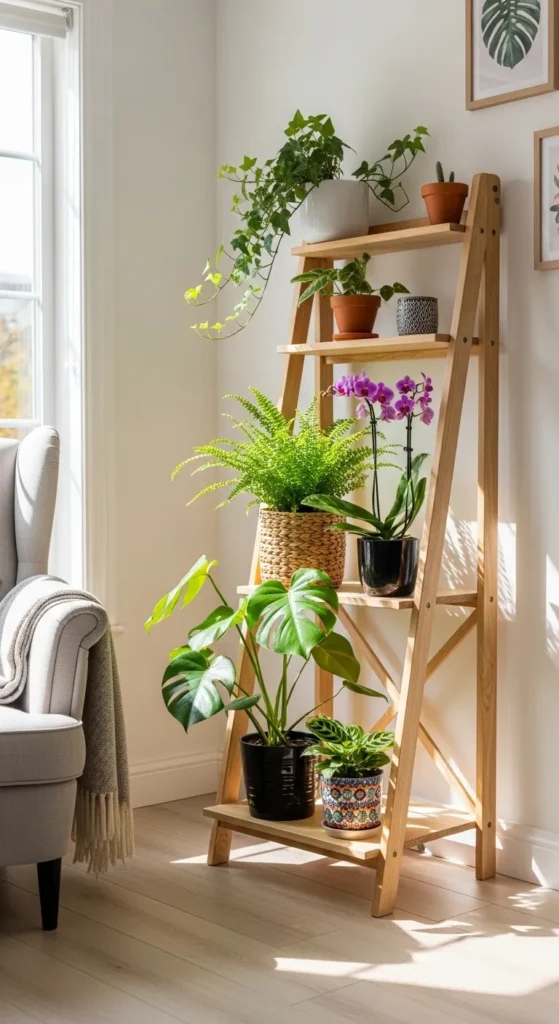 Create a DIY Plant Ladder