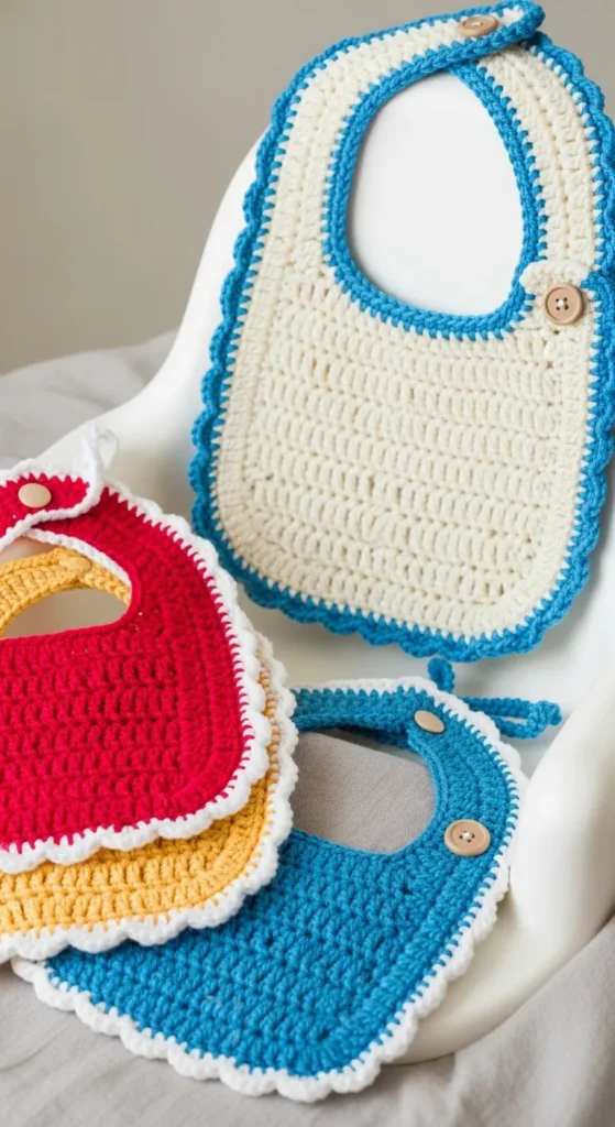 Crochet Baby Bibs
