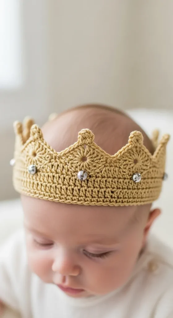 Crochet Baby Crown