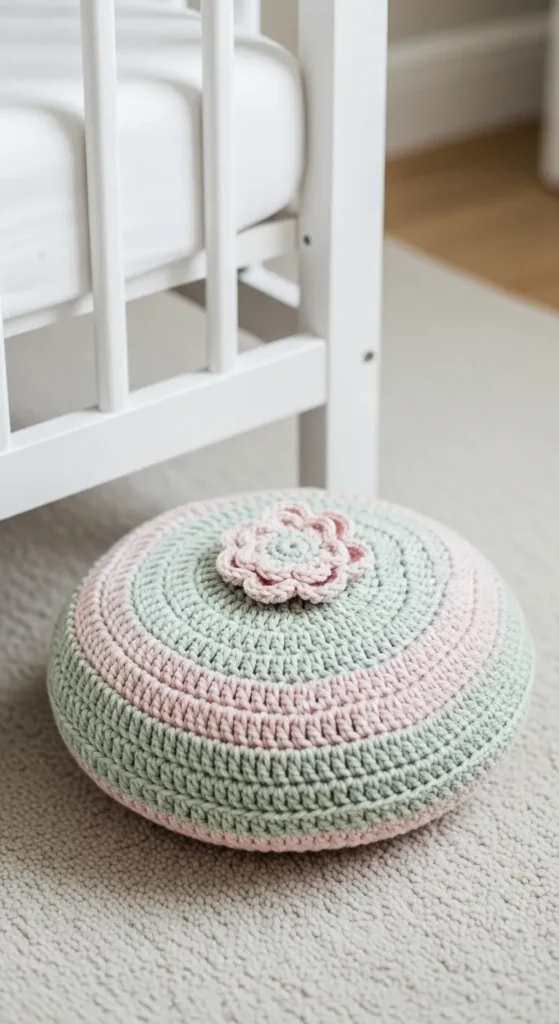 Crochet Baby Cushion