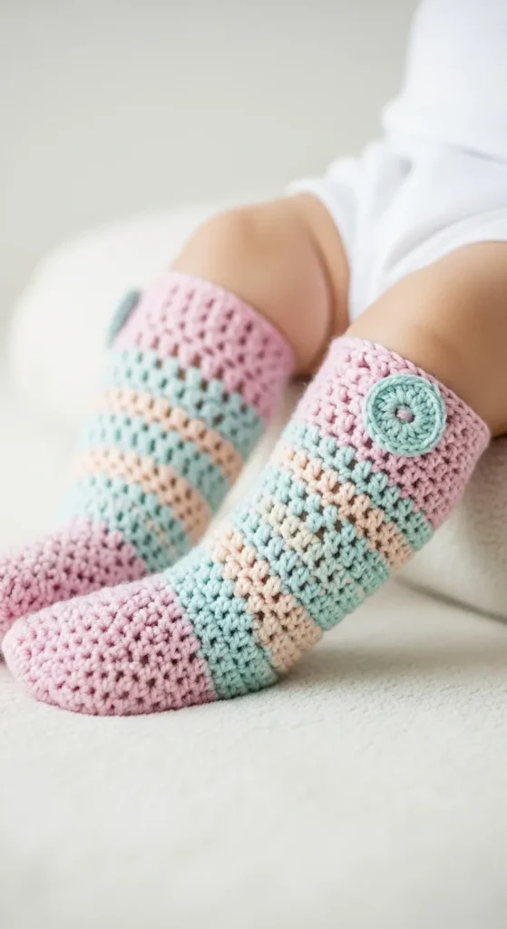 Crochet Baby Leg Warmers
