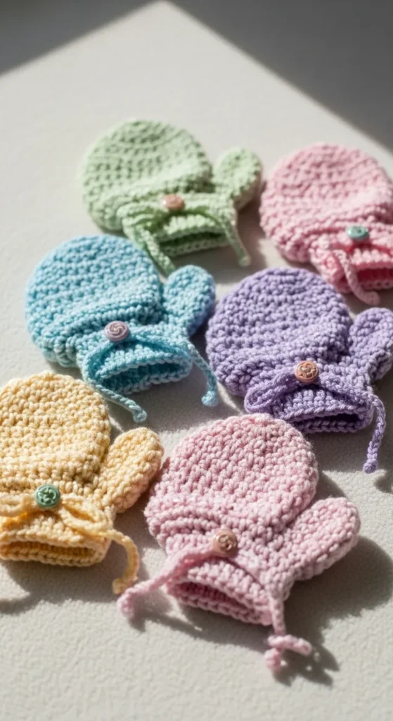 Crochet Baby Mittens