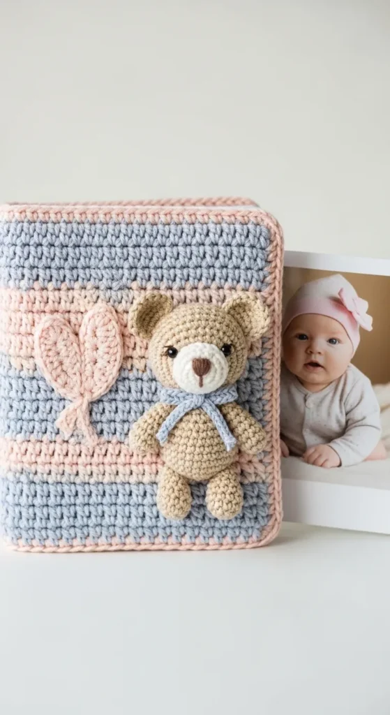 Crochet Baby Photo Album