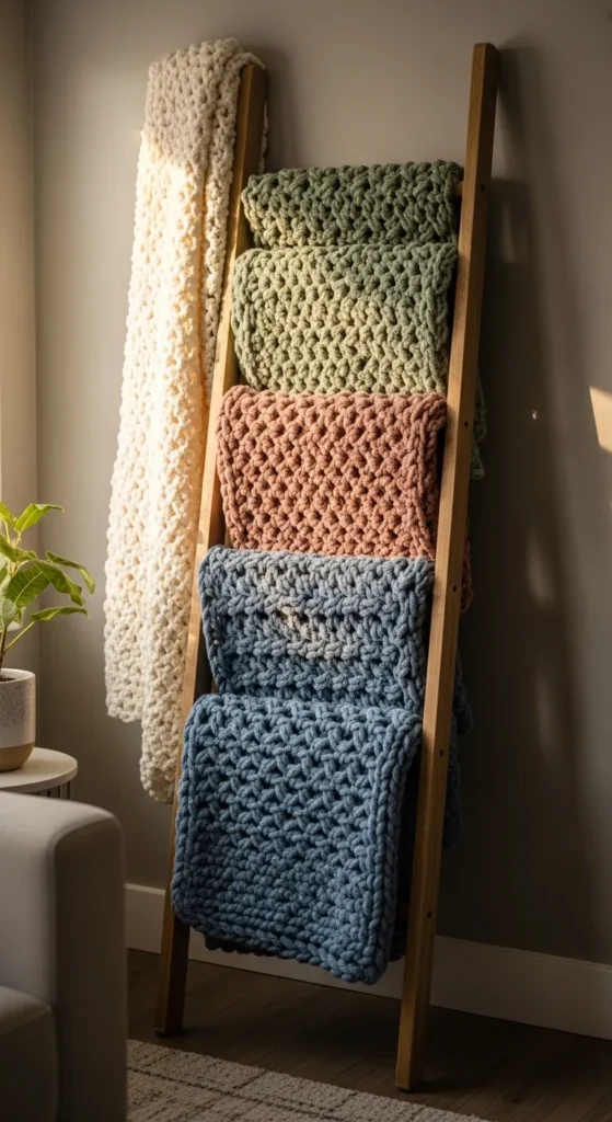 Crochet Blanket Ladder