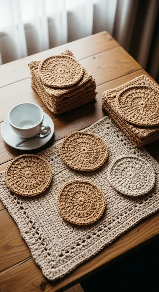Crochet Coasters and Placemats