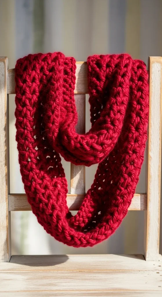 Crochet Infinity Scarf