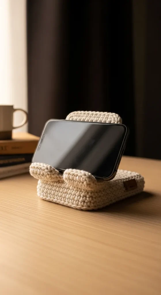 Crochet Phone Stand