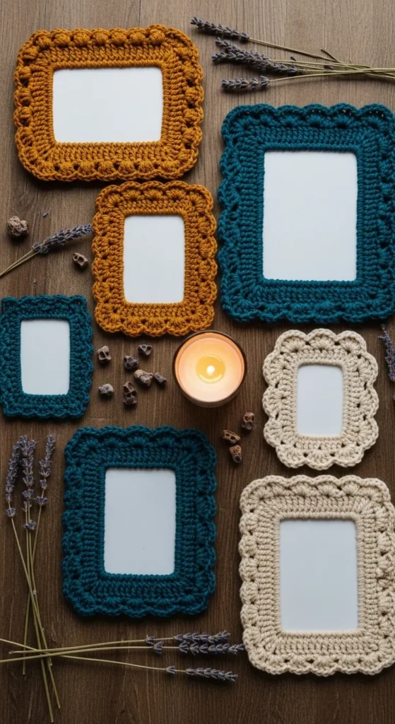 Crochet Picture Frames