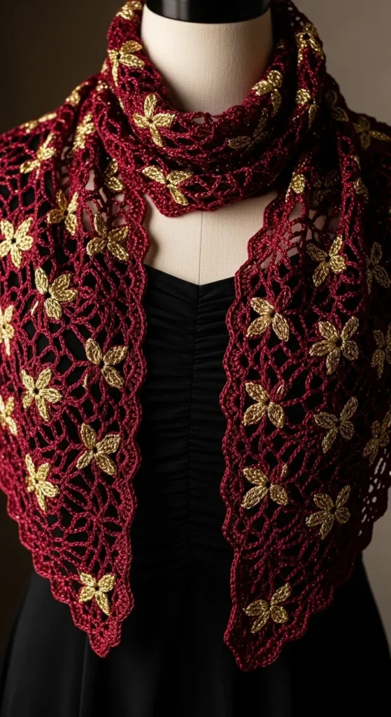 Crochet Shawl Scarf