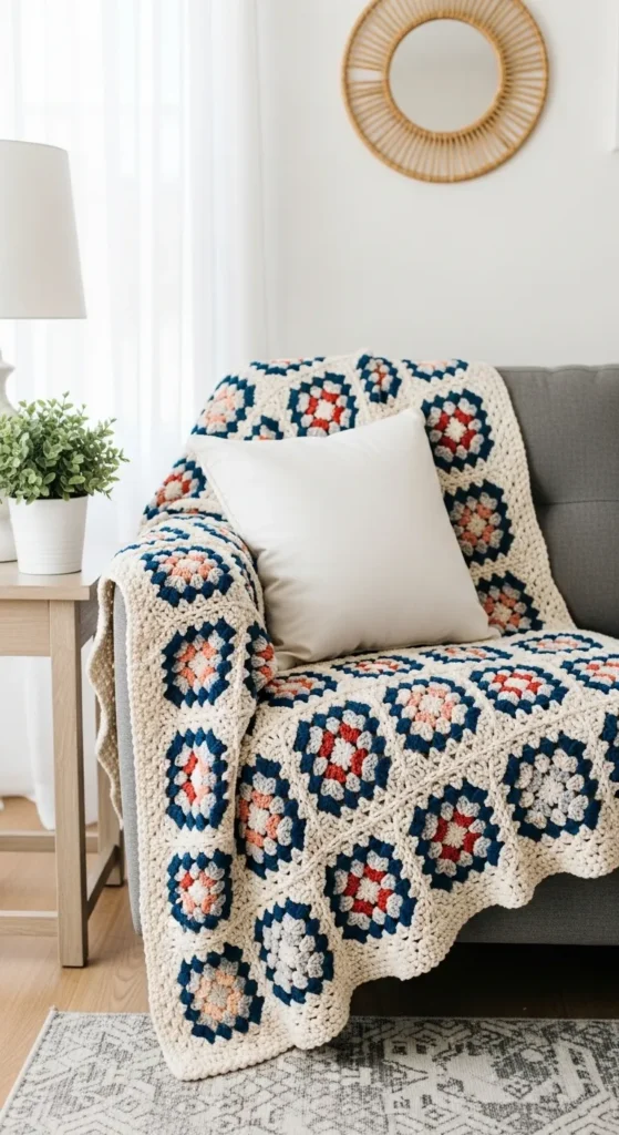 Crochet Throw Blankets for Every Couch