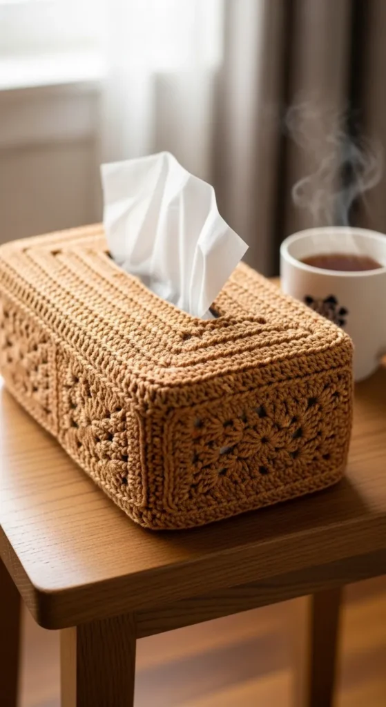 Crochet Tissue Box Cover