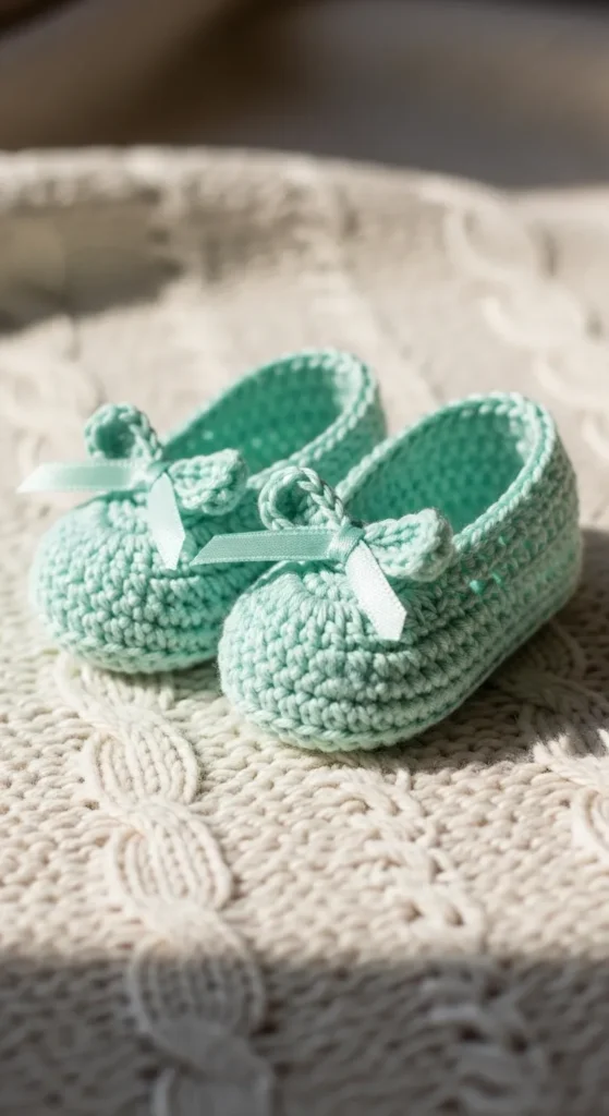 Crocheted Baby Shoes
