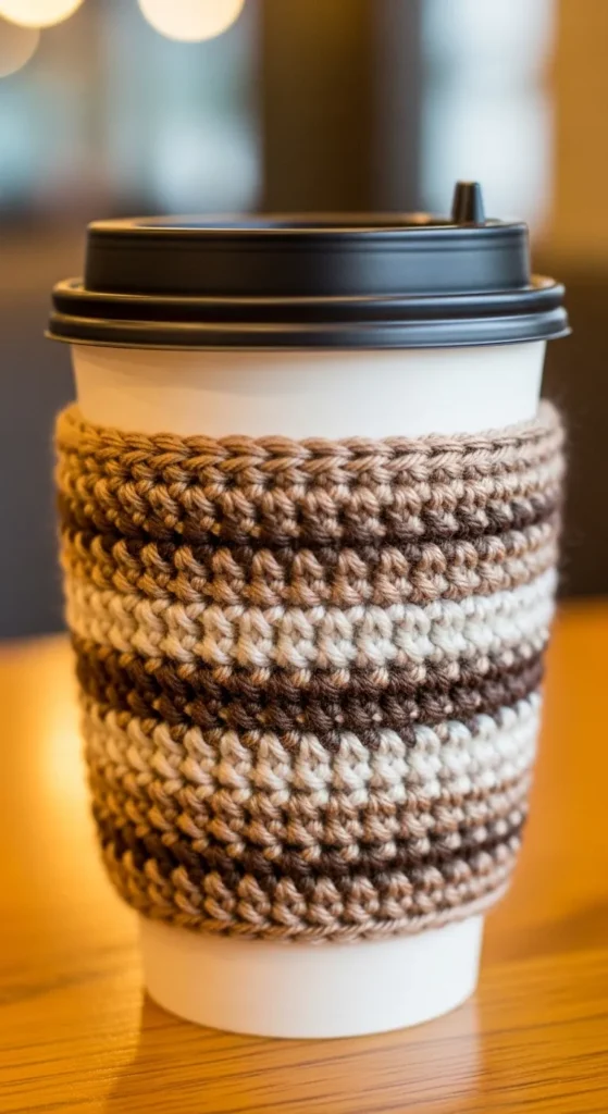Crocheted Coffee Sleeve