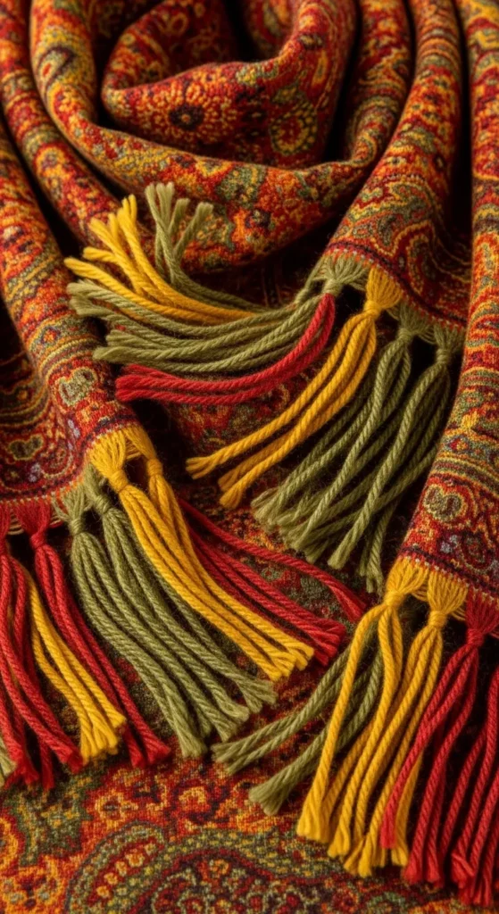 Crocheted Fringe Scarf