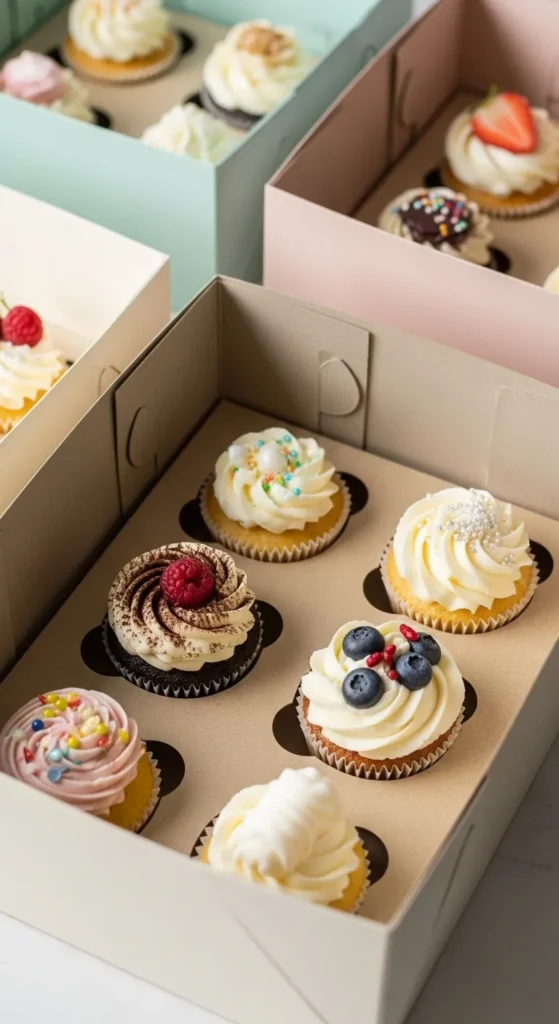 Cupcake Boxes With Inserts
