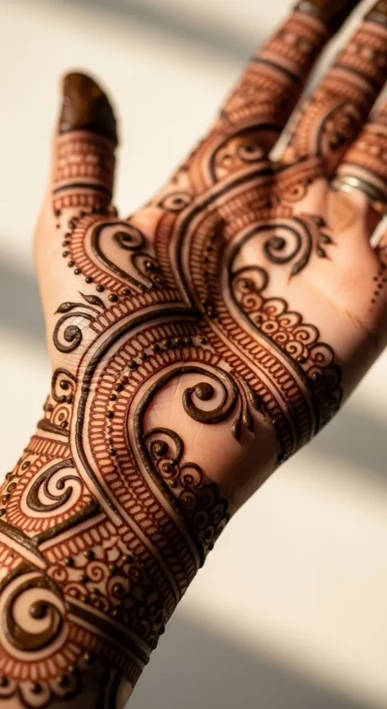 Curved Linework for Elegance