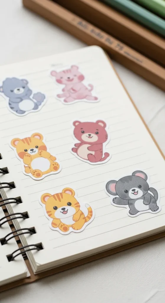  Cute Animal Stickers
